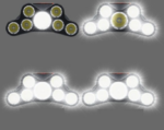 Lampe Frontale De Peche LED Rechargeable 7 LED – Image 2