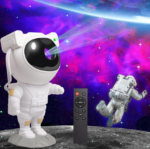 Projecteur Astronaute LED effet laser + nuage  cloud Grand modèle – Image 2