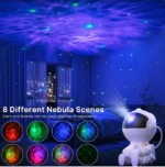 Projecteur Ciel Etoile, Astronaute Mini LED effets laser+ nuage – Image 4