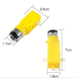 Moteur DC 3-6V jaune – Image 2