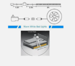 LED DE LIT AVEC CAPTEUR 5M 3000K – Image 4