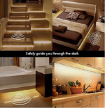 LED DE LIT AVEC CAPTEUR 5M 3000K