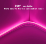 LED Neon 5m 220v  Rose – Image 4