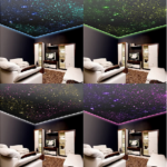 Kit de plafond étoilé à fibres optiques LED