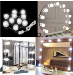 Lumières de miroir 10 lampe LED G.M HOLLYWOOD MIRROR