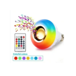 Lampe music avec buffle  LED– E27 /B22– 220 V – RGB  Haut parleur