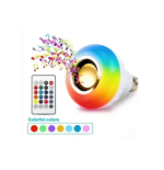 Lampe music avec buffle  LED– E27 /B22– 220 V – RGB  Haut parleur