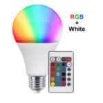 Lampes LED RGB  Avec Commande 7W E27