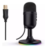 Microphone Gamer  RGB A BASE Redragon GM303 Noir
