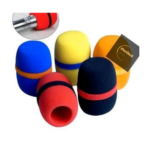 bonnet microphone colore en mousse