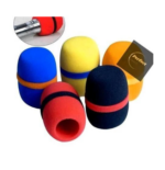 bonnet microphone colore en mousse