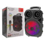 Haut parleur sans fil  LED RGB ZQS6162 avec micro filaire - Noir