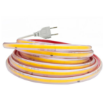 Bobine LED COB  lumière continue 3000K jaune – 220V adhésif 10cm cut