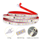 Ruban LED SMD  Cuttable chaque 10cm 3000K -JAUNE Adhésif 220v