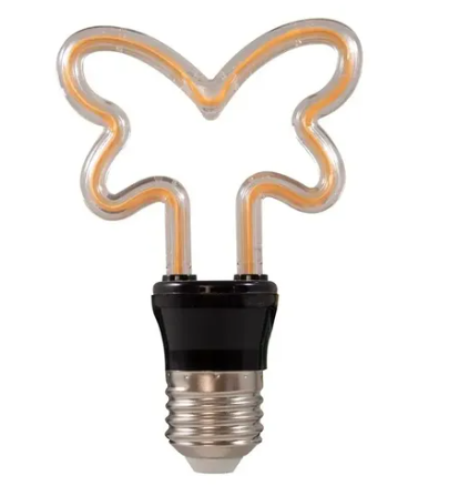 J Ampoule décoratif LED SLIM en forme de papillon 3000K E27 – Image 1