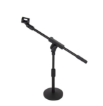 Support microphone de table avec perche extensible en métal