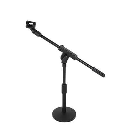 J Support microphone de table avec perche extensible en métal – Image 1