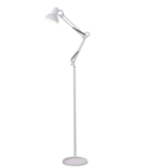 Lampadaire de bureau sur pied BLANC E27 orientable
