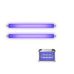 Lampe spécial anti-moustique T8 10W - Insecticide fluorescent ULTRA VIOLET  MAZDA