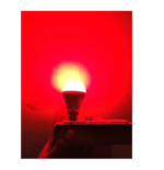 LAMPE LED A60 E27 7W LUMIÈRE ROUGE – Image 2