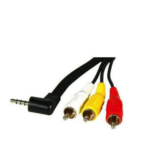 CÂBLE 3RCA-JACK 3.5mm COUDE 3M – Image 2