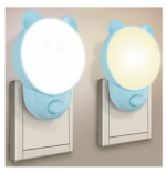 Veilleuse Prise pour Enfants avec Interrupteur LED 1W pour Chambre enfants BLEU 6500K +3000K – Image 2