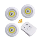 3 Veilleuse LED Adhésif  avec télécommande sans fil 3xAAA 6500K