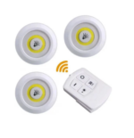 3 Veilleuse LED Adhésif  avec télécommande sans fil 3xAAA 6500K