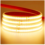 Bobine LED COB  lumière continue 3000K jaune – 220V adhésif 10cm cut