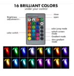 Mini Lampe  LED RGB flash 3W E27 avec Télécommande – Image 2