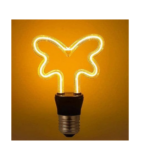 Ampoule  décoratif LED SLIM  en forme de papillon 3000K E27 – Image 2