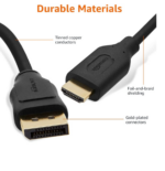 ADAPTATEUR DISPLAY PORT VERS HDMI NOIR – Image 2