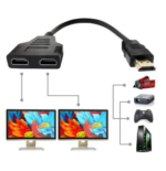 Adaptateur HDMI Mâle vers 2 HDMI Femelle - HIGH SPEED – Image 2