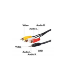 CABLE JACK 3RCA AUDIO VIDEO 1.5M – Image 2