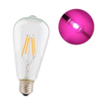 Lampe filament – LED – Rose – Vintage – ST64 – E27 – 4W