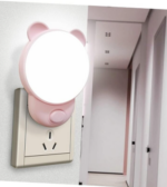 Veilleuse avec  Prise pour Enfants avec Interrupteur LED Convient pour Chambre  ROSE 1W-6500K+3000K – Image 2