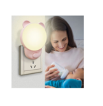 Veilleuse avec  Prise pour Enfants avec Interrupteur LED Convient pour Chambre  ROSE 1W-6500K+3000K – Image 3