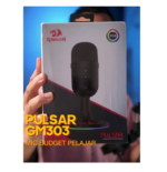 Microphone Gamer  RGB A BASE Redragon GM303 Noir – Image 3