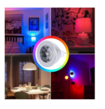 Mini Lampe  LED RGB flash 3W E27 avec Télécommande – Image 3
