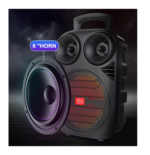 Haut parleur sans fil  LED RGB ZQS6162 avec micro filaire - Noir – Image 2