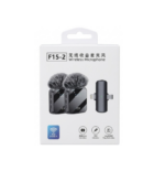 Microphone Cravate Sans Fil F15-2 Avec Réduction du Bruit