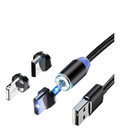 Capture d’écran 2026-07-13 140957 Câble Magnétique 3en1 Compatible avec Micro USB V8 - Type C - iPhone – Image 1