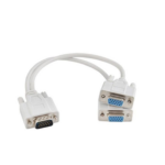 ADAPTATEUR VGA MALE VERS 2 VGA FEMELLE