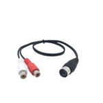 CABLE 2RCA FEMELLE +5PIN