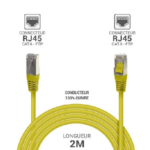 CABLE RESEAU 2M CAT6