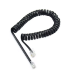 Cordon téléphone en spirale d `extension RJ11 -1m