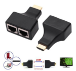 Adaptateur HDMI Vers RJ45 Extender Noir – Image 3