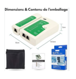 Testeur de Câble Réseau RJ45 et RJ11 – Image 2