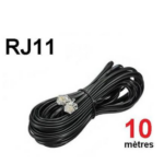 Câble Téléphone RJ11 10M