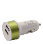 Chargeur Allume cigare Double USB Blanc – Image 2